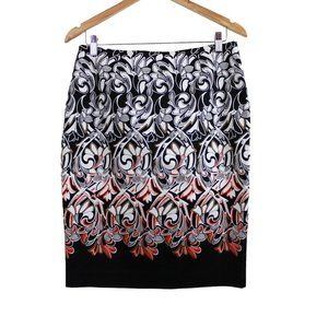 Cleo Multicolour Floral Pattern Pencil Skirt